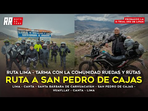 RUTA A SAN PEDRO DE CAJAS - Por el desvío de Santa Bárbara de Carhuacayán