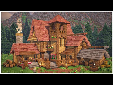 Minecraft: Large Wooden House Tutorial