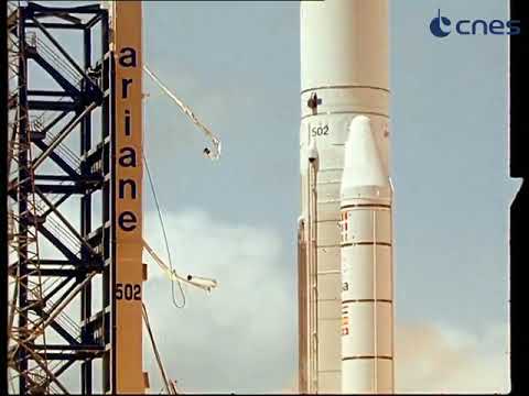 Ariane 5, second launch - slow motion -  L502, 30 October 1997