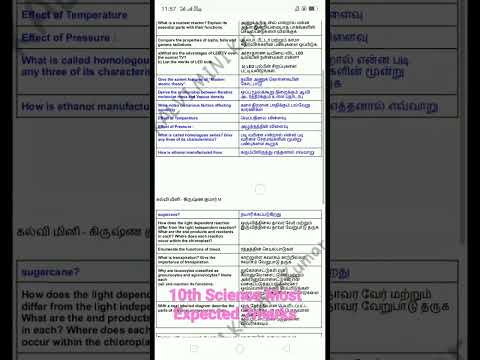10th Science 7 Marks