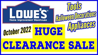 Lowes Clearance Sale October 2022 Huge Tool Deals and Discounts! Better than Harbor Freight Deals!
