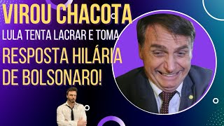 Lula tenta lacrar, toma resposta de Bolsonaro e vira chacota nas redes!