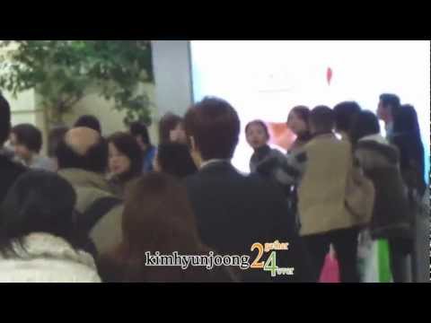 120324 KimHyunJoong fancam-go to Shanghai@Kimpo