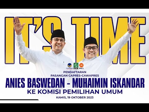 LIVE! Pasangan Anies Muhaimin Daftar ke KPU