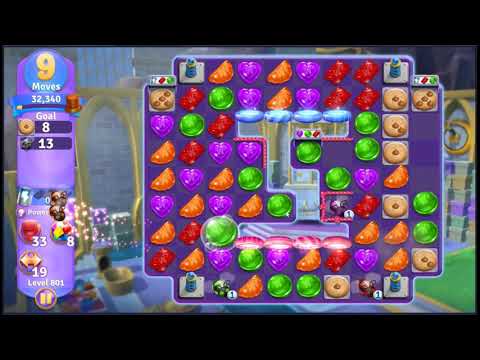 Wonka's World of Candy Level 801 - NO BOOSTERS + FULL STORY 🍫 | SKILLGAMING ✔️