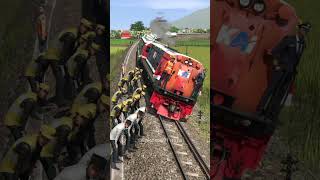 Download lagu Rangkaian Kereta Api Panjang Melewati Jalur Rel Miring #keretaapi #railroad #train #railway #kai mp3