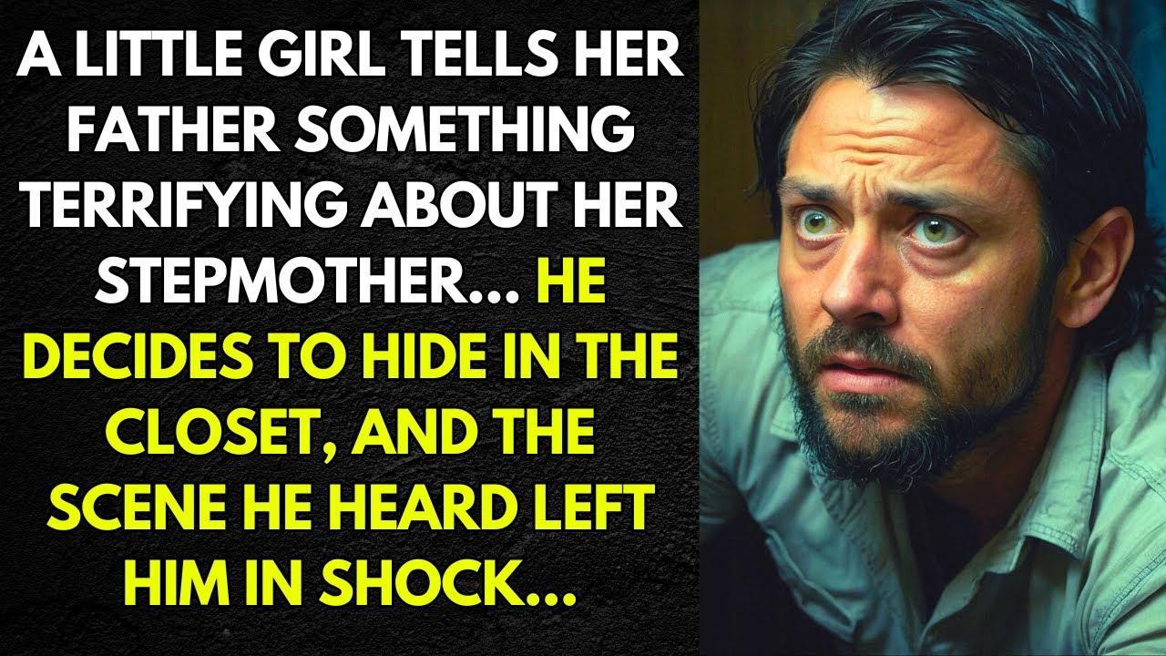 A LITTLE GIRL TELLS HER FATHER SOMETHING TERRIFYING ABOUT HER STEPMOTHER. HE DECIDES TO HIDE IN...