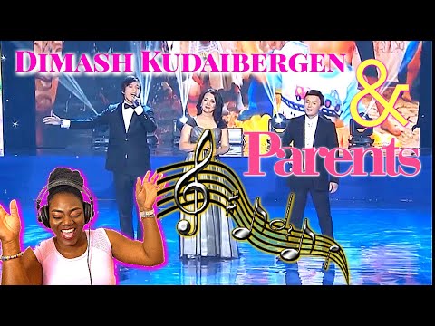 DIMASH KUDAIBERGEN SINGING WITH HIS PARENTS [REACTION]