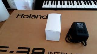Video thumbnail for For Sale Roland E-38 E38 intelligent Keyboard MIDI VGC boxed FREE WORLD SHIPPING by worldwidewonderlands