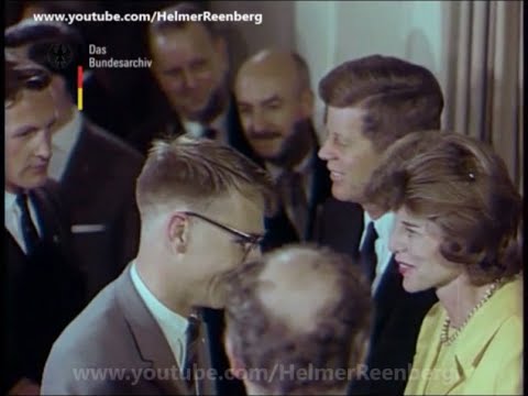 June 24, 1963 - President John F. Kennedy attends Peace Corps Ceremony, Villa Hammerschmidt