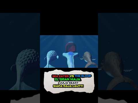 Sea Eater vs. Bloop vs. El Gran Maja vs. Julia Beast Who is the Real King of the Ocean? #feedshorts