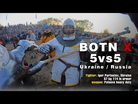 Buhurt Tech TV GoPro | BOTN X 5vs5 Ukraine vs Russia 60fps