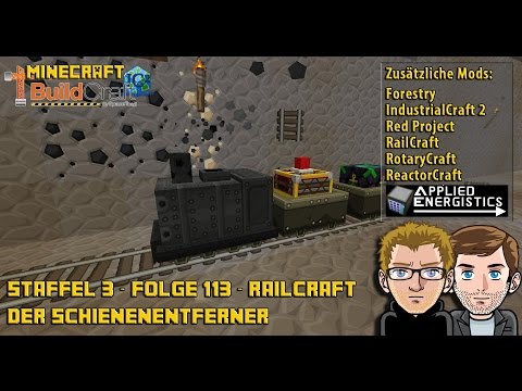 Let´s Play Buildcraft [HD+] S03E113 - Railcraft - Der Schienenentferner