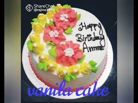 amazing vanila cakes models😍/simple vanila cakes 😋