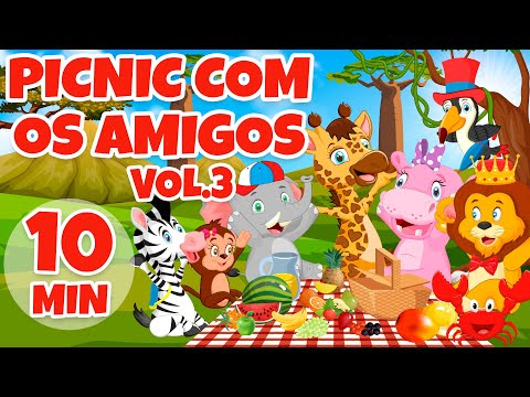 PicNic com os Amigos Vol. 3 - Giramille 10 min | Desenho Animado Musical