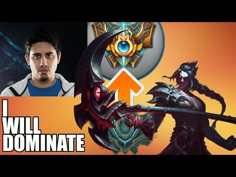 UNRANKED to CHALLENGER | IWillDominate | KAYN vs NIDALEE | KAYN Jungle | Patch 8.13