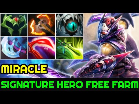 Miracle [Anti Mage] Picked Signature Hero Free Farming 900 GPM 7.22 Dota 2
