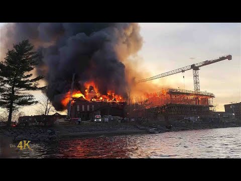Roberval: Part two of incredible fire at Canadian historic building 5-8-2021