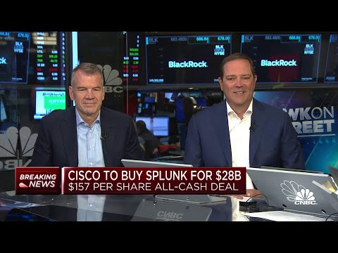 Cisco CEO Chuck Robbins on Splunk acquisition: Deal will add $4 billion in annual recurring revenue thumbnail
