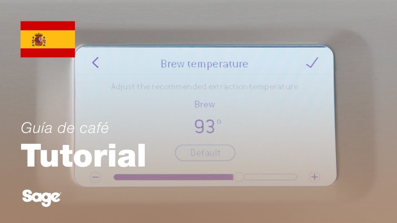 Cómo ajustar la temperatura de infusión