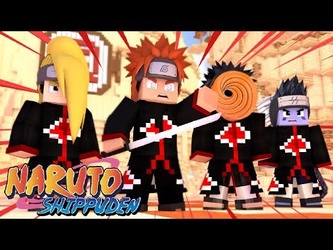 Minecraft: CONVITE DA AKATSUKI!!! - NARUTO C ONLINE #06 ‹ BRUNINHO ›