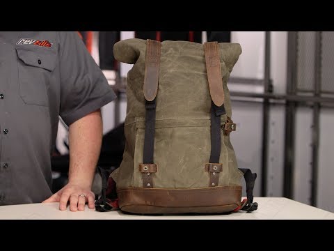 Burly waxed canvas backpack review