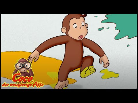 Coco der Neugierige Affe | Handbemalung | Cartoons für Kinder