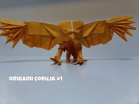 Origami Coruja #6 [Origamis Complexos] (Origami Owl)