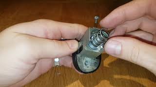BMW e46 key lock assembling