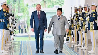 Presiden Prabowo Sambut Kunjungan Perdana Menteri Australia di Jakarta 