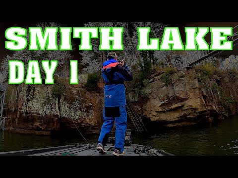 Chasing Spotted Bass on Smith Lake - MLF Toyota Series Day 1