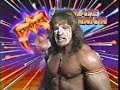 Ultimate Warrior Promo On Dino Bravo And Earthquake 02 25 1990