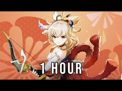 Yoimiya Theme 1 Hour  - Dazzling Lights in the Summer | Genshin Impact