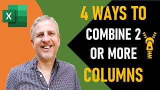 Combine Multiple Columns in Excel | Formula to Merge Two or More Columns | Stack Multiple Columns