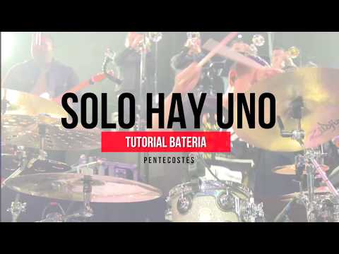 " TUTORIAL DRUMS " | SOLO HAY UNO | usar 🎧 - Album Pentecostés - Miel San Marcos