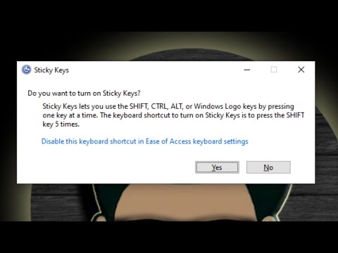 Fix Sticky Keys On Keyboard | Sticky Laptop Keys Fix | Do You Want To Turn On Sticky Keys Windows 10