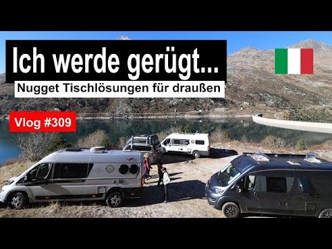 #309 Freistehen am See | Kochen mit Induktion im Kastenwagen | Outdoor Tischlösung mit Magneten