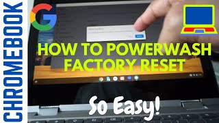 How to Factory Reset or Powerwash Chromebook | How to Format/Hard Reset ChromeBook | Chromebook Tips