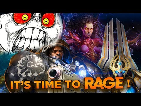 StarCraft 2 is SALTY! - BEST Rage/BM Moments Compilation