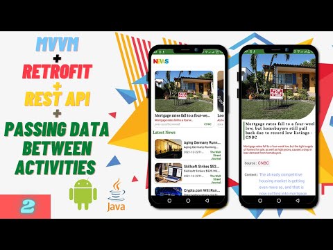 MVVM Android | Retrofit Android Tutorial | News App In Android | Pass Data Through MVVM Pattern