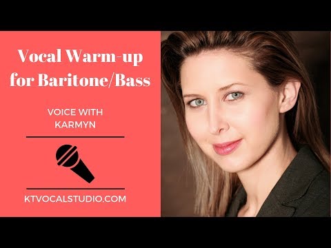 Vocal Warm-ups for Baritone/Bass