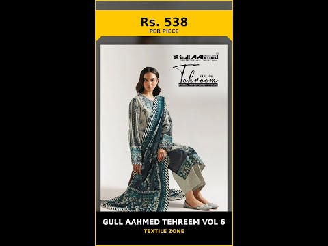 Gull Aahmed Tehreem Vol 6 - Stitched – product video thumbnail