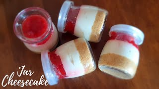 Rakshabandhan Gift Ideas| No-Egg No-Bake #strawberryjarcheesecake  #rakshabandhangift #jarcheesecake