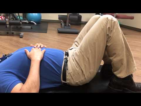 Best psoas muscle trigger point stretch - iliopsoas muscle release - hip flexor stretch