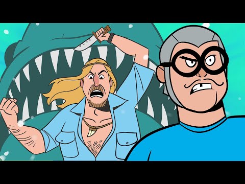 The Aquabats meet SPIDER HUNTER vs. Shark Fighter!