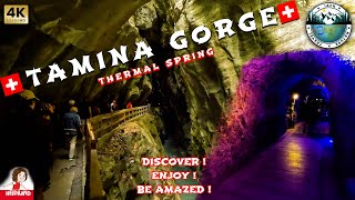 TAMINA GORGE and Thermal Springs in Bad Ragaz | Switzerland | 4K UHD