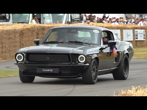 536HP FORD MUSTANG EV (Electric) - Accelerations & Fly-By's @ Goodwood Festival of Speed!