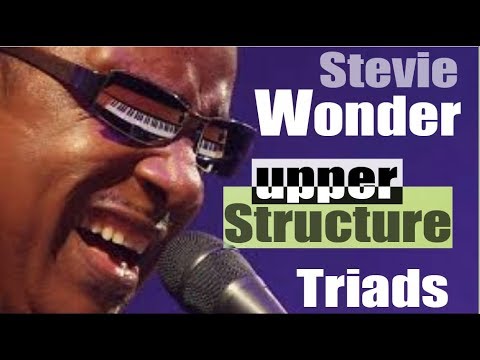 Stevie Wonder Upper structure Triads tutorial