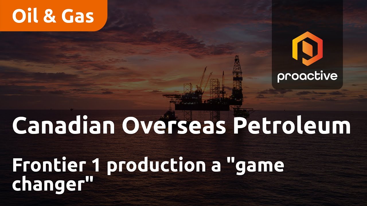 Canadian Overseas Petroleum Frontier 1 production a "game changer"