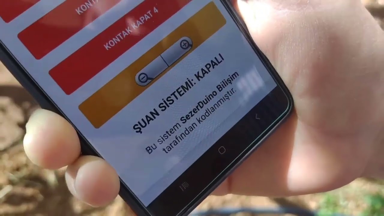 İnternet Üzerinden Sulama Sistemi Kullanımı